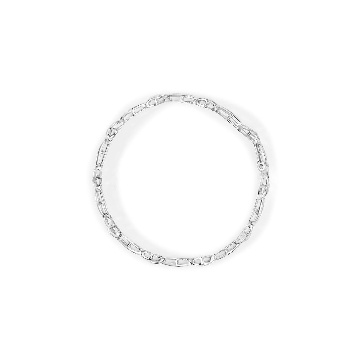 14K White Gold 1.0 Cttw Invisible-Set Princess Diamond Tennis Bracelet (H-I Color, SI1-SI2 Clarity) - 7&quot; - LinkagejewelrydesignLinkagejewelrydesign