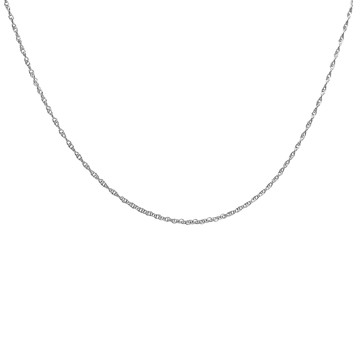 14K White Gold 1/10 Cttw Pear Shape Lab Grown Diamond Solitaire Pendant Necklace (F-G Color, VS2-SI1 Clarity) - LinkagejewelrydesignLinkagejewelrydesign