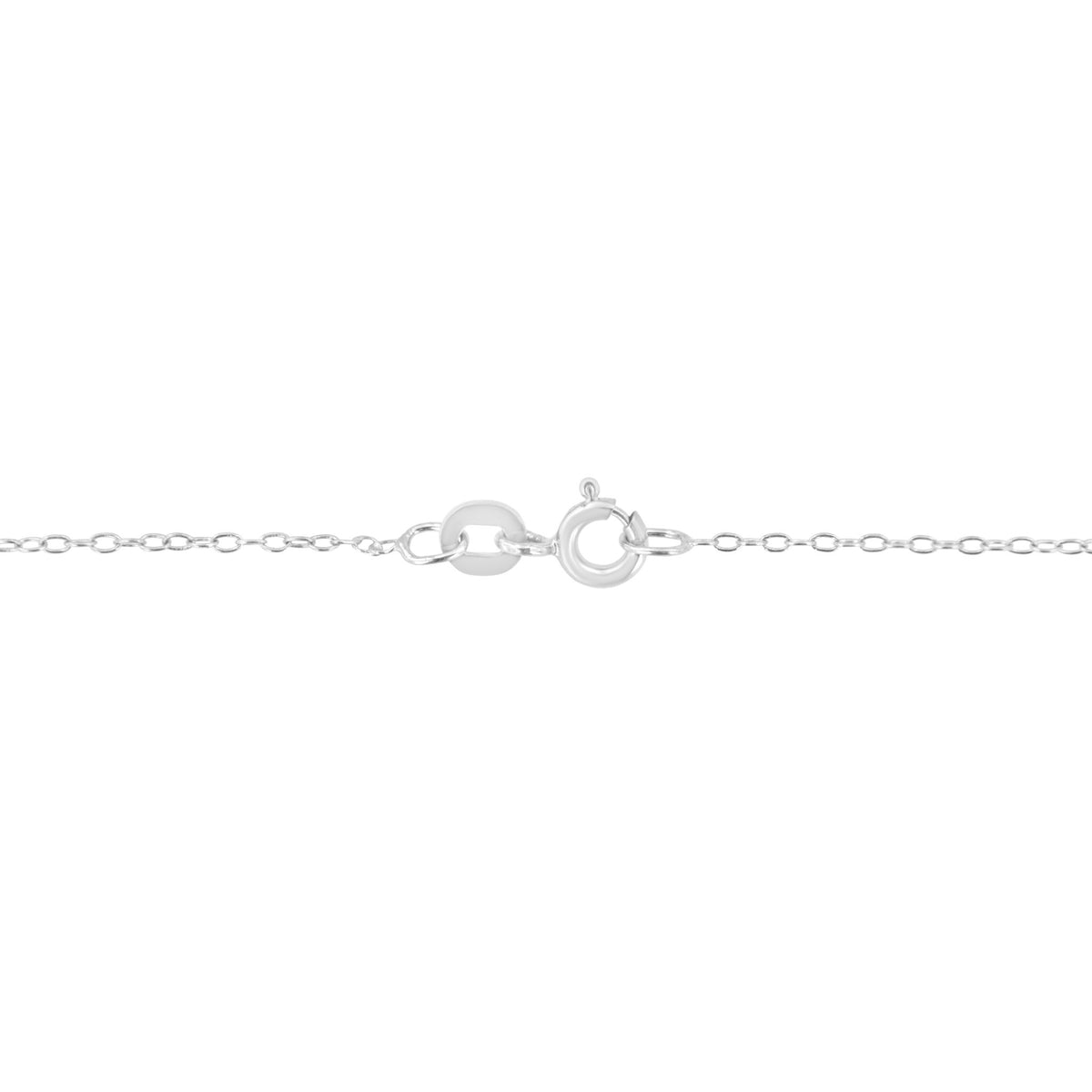 14K White Gold 2.00 Cttw Brilliant Round-Cut Diamond 7 Stone Flower Cluster 18&quot; Pendant Necklace (H-I Color, SI2-I1 Clarity) - LinkagejewelrydesignLinkagejewelrydesign