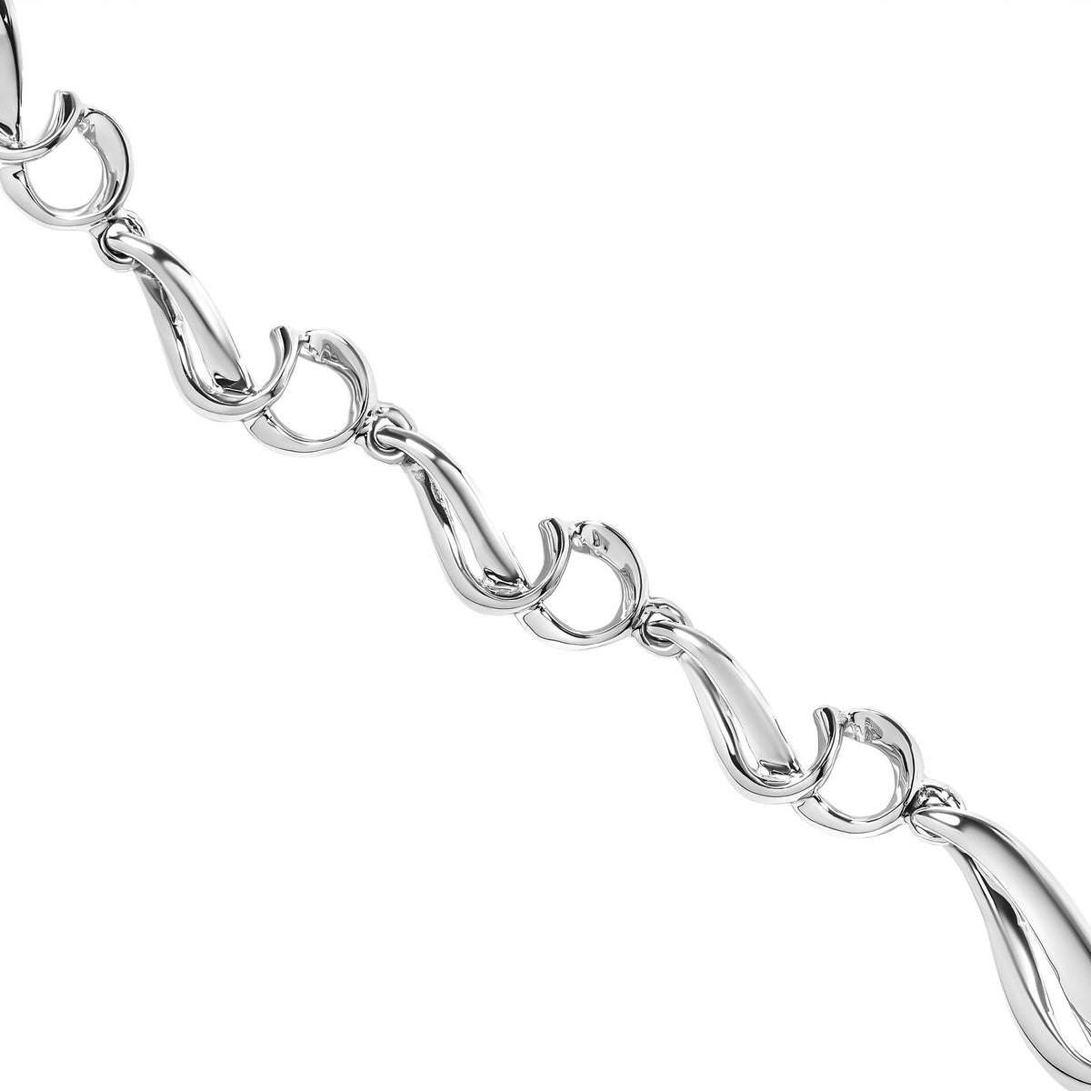 14K White Gold 3 1/2 Cttw Diamond Statement Drop and Dangle Necklace (G-H Colors, SI1-SI2 Clarity) - LinkagejewelrydesignLinkagejewelrydesign