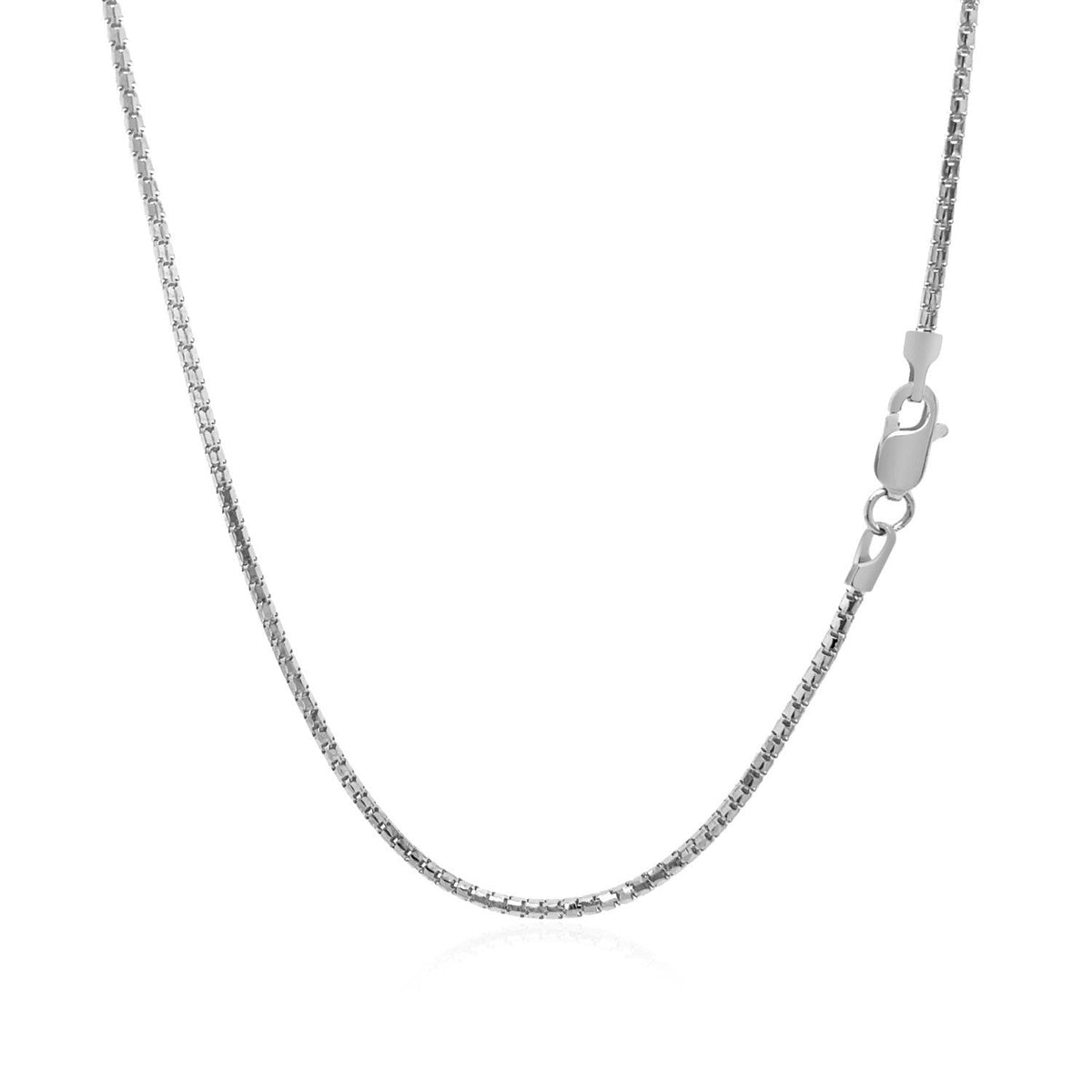 14k White Gold Ice Chain 1.3mm - LinkagejewelrydesignLinkagejewelrydesign