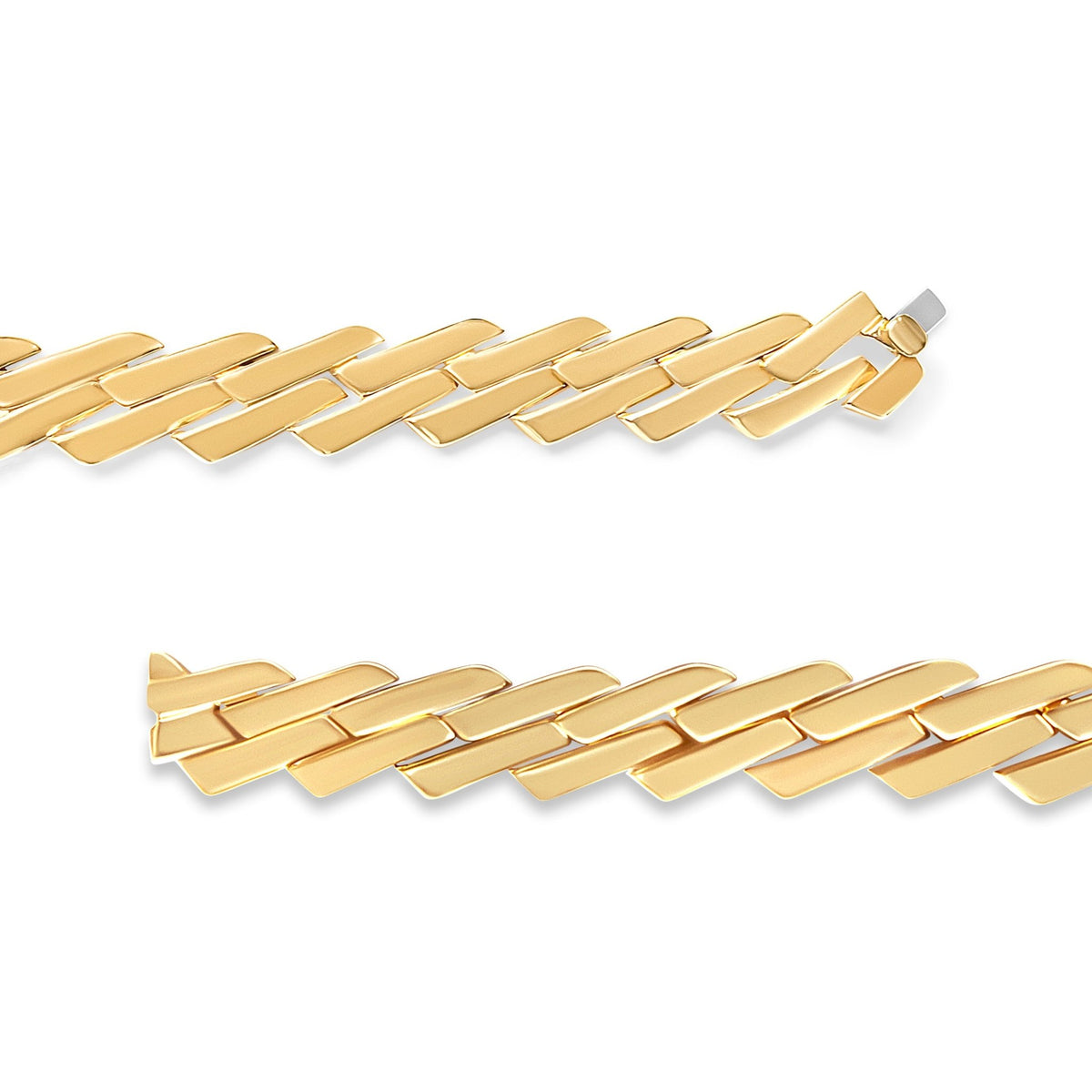 14k Yellow Gold 2 3/4 Cttw Pave Diamond Miami Cuban Curb Link Chain 16&quot; Necklace (H-I Color, SI1-SI2 Clarity) - LinkagejewelrydesignLinkagejewelrydesign