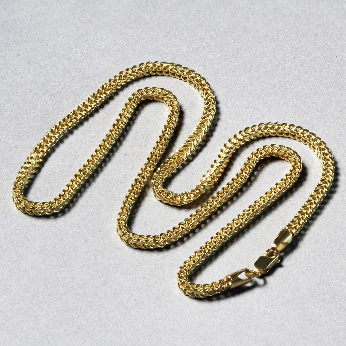14k Yellow Gold 3.3mm Light Weight Wheat Chain - LinkagejewelrydesignLinkagejewelrydesign