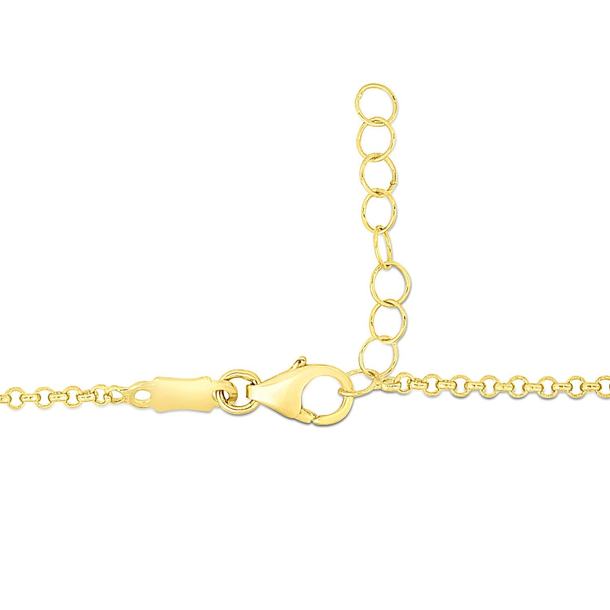 14k Yellow Gold Childrens Bracelet with Teddy Bear Heart and Bar - LinkagejewelrydesignLinkagejewelrydesign