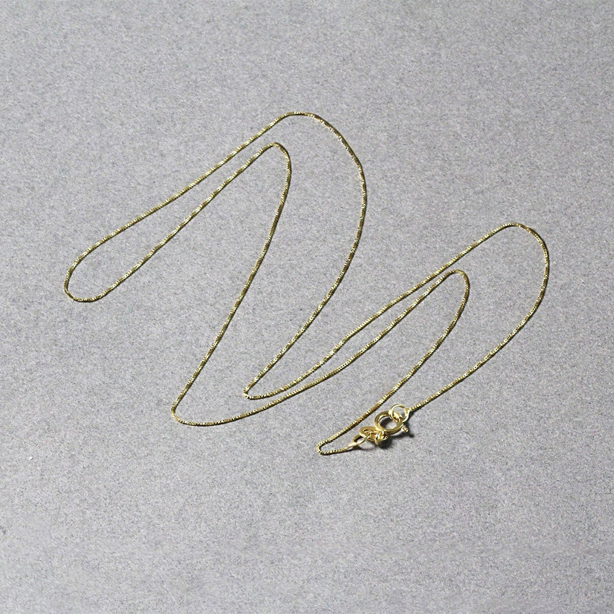 14k Yellow Gold Classic Box Chain 0.4mm - LinkagejewelrydesignLinkagejewelrydesign