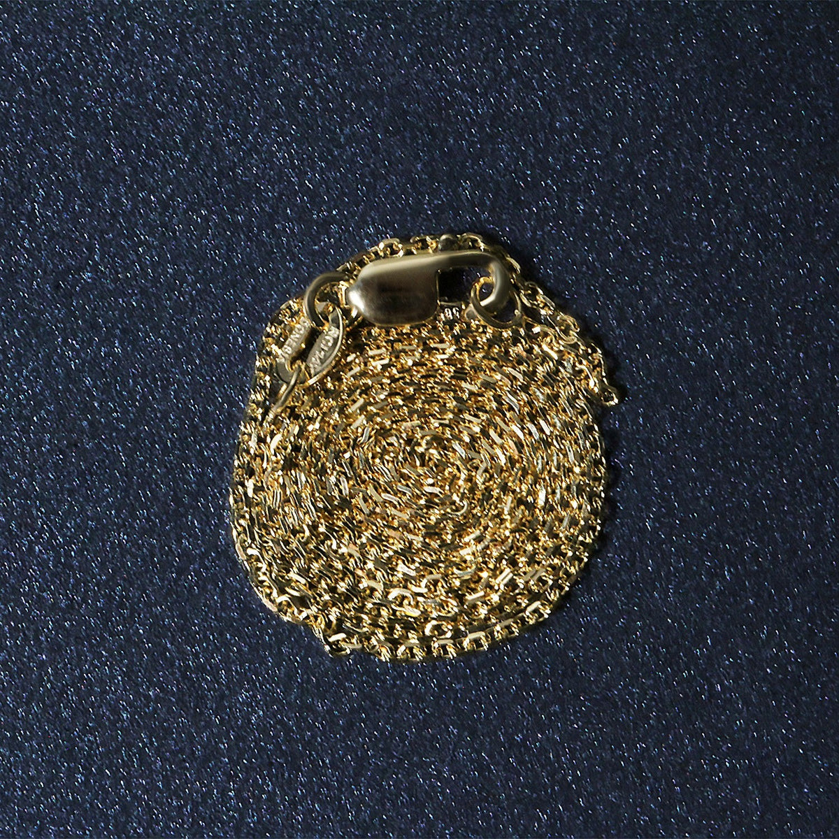 14k Yellow Gold Diamond Cut Cable Link Chain 1.1mm - LinkagejewelrydesignLinkagejewelrydesign