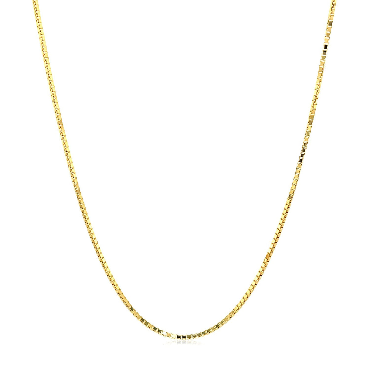 14k Yellow Gold Octagonal Box Chain 1.0mm - LinkagejewelrydesignLinkagejewelrydesign
