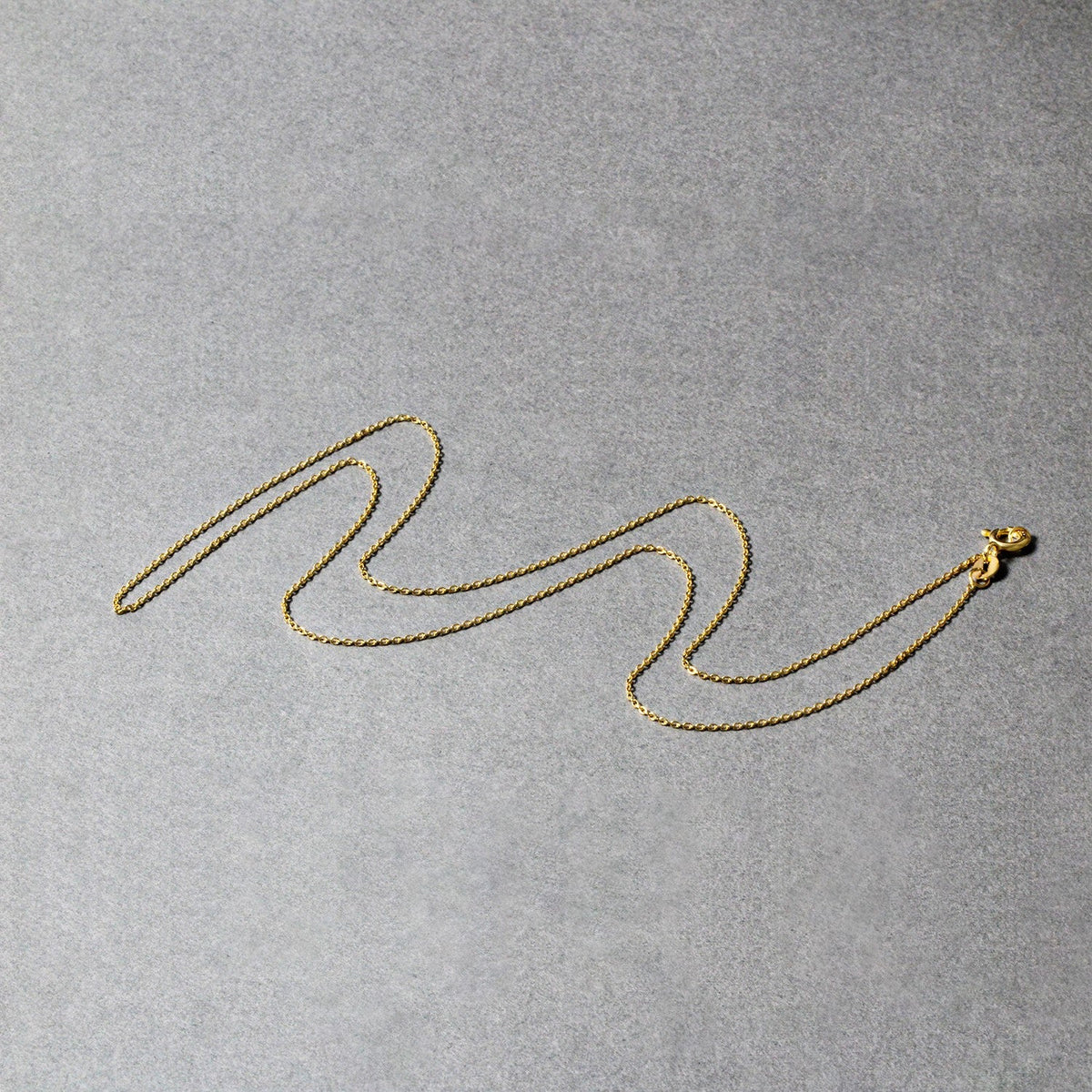 14k Yellow Gold Oval Cable Link Chain 1.0mm - LinkagejewelrydesignLinkagejewelrydesign