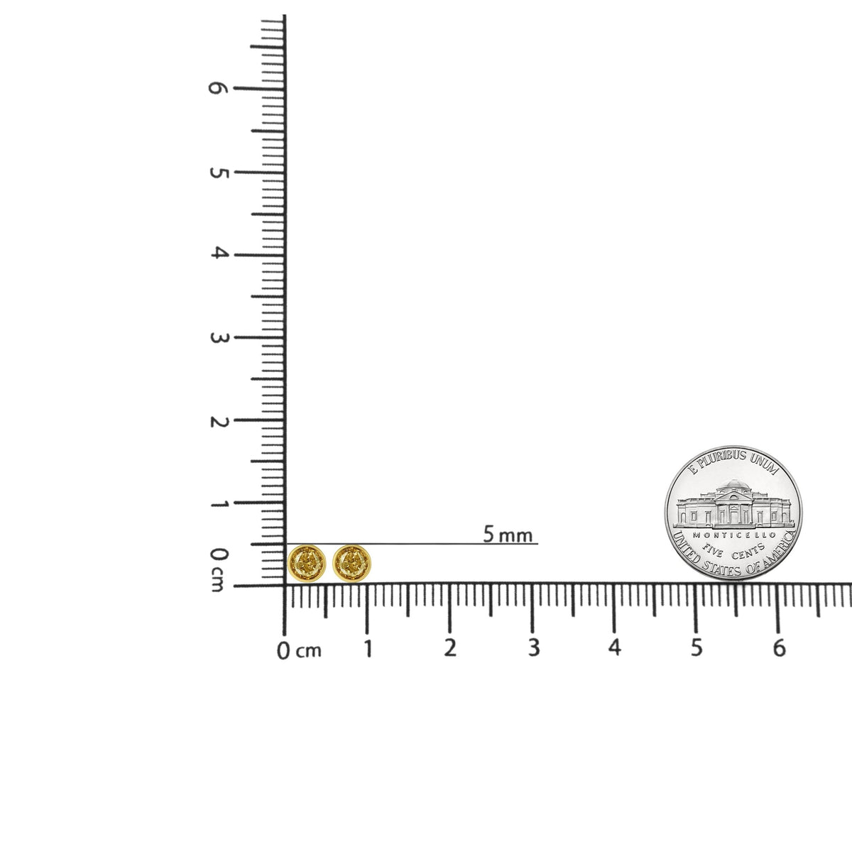 14K Yellow Gold Plated .925 Sterling Silver Bezel Set 1/2 Cttw Diamond 18&quot; Pendant Necklace (K-L Color, SI2-I1 Clarity) - LinkagejewelrydesignLinkagejewelrydesign