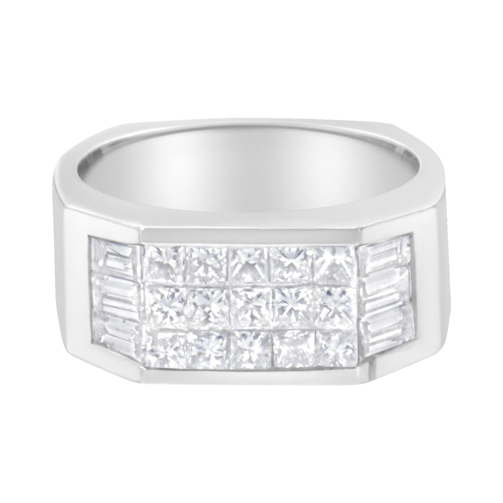 14KT White Gold Diamond Ring (1 3/4 cttw, G-H Color, VS2-SI1 Clarity) - LinkagejewelrydesignLinkagejewelrydesign