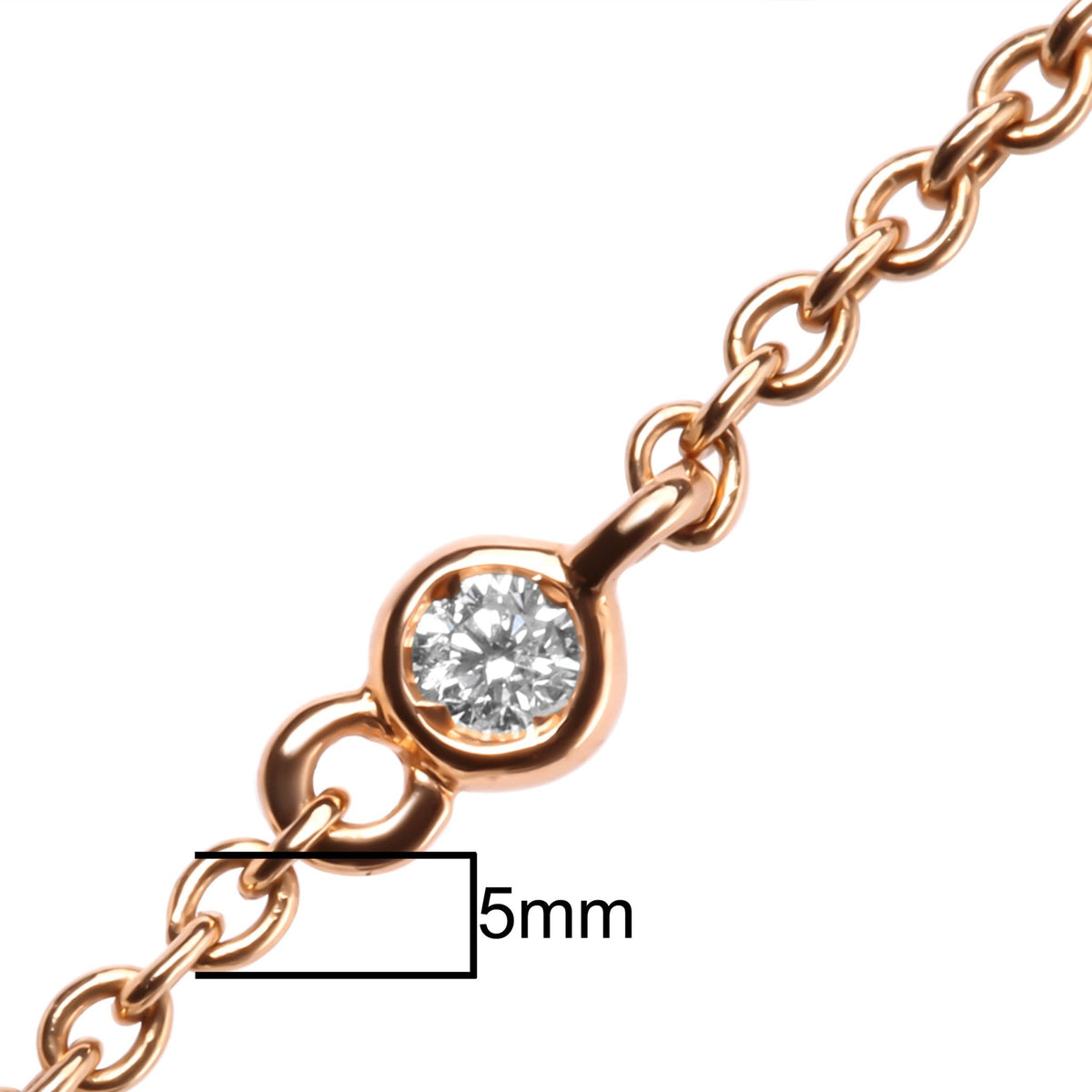 18K Rose Gold 1/2 Cttw Diamond and Freshwater Pearl Double Strand Station Necklace (G-H Color, SI1-SI2 Clarity) - Adjustable up to 16&quot; to 20&quot; - LinkagejewelrydesignLinkagejewelrydesign