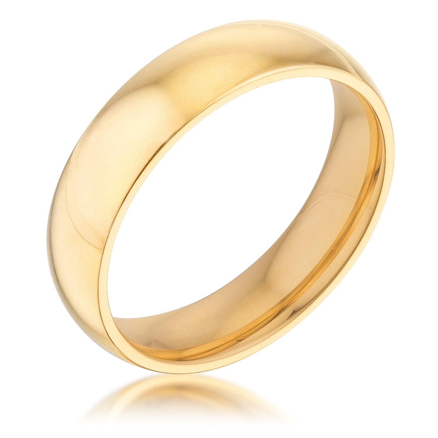 5 mm IPG Gold Stainless Steel Band - LinkagejewelrydesignLinkagejewelrydesign
