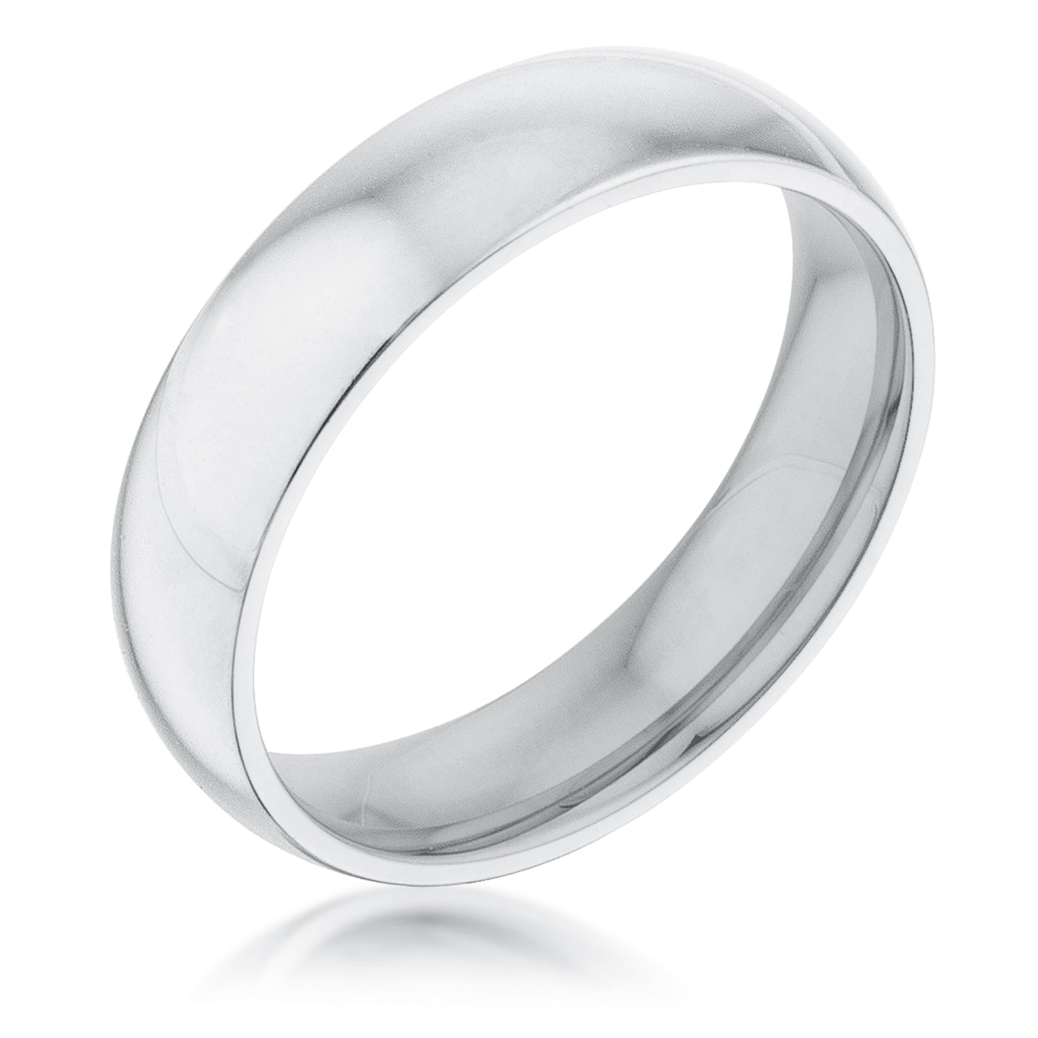 5 mm Stainless Wedding Band - LinkagejewelrydesignLinkagejewelrydesign