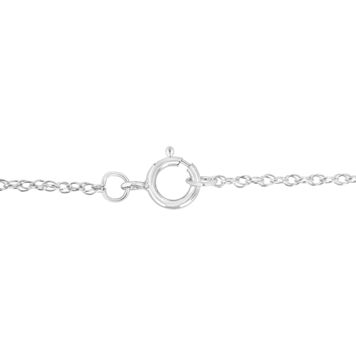 .925 Sterling Silver 1/4 cttw Lab Grown Diamond Drop Pendant Necklace (F-G Color, VS2-SI1 Clarity) - LinkagejewelrydesignLinkagejewelrydesign