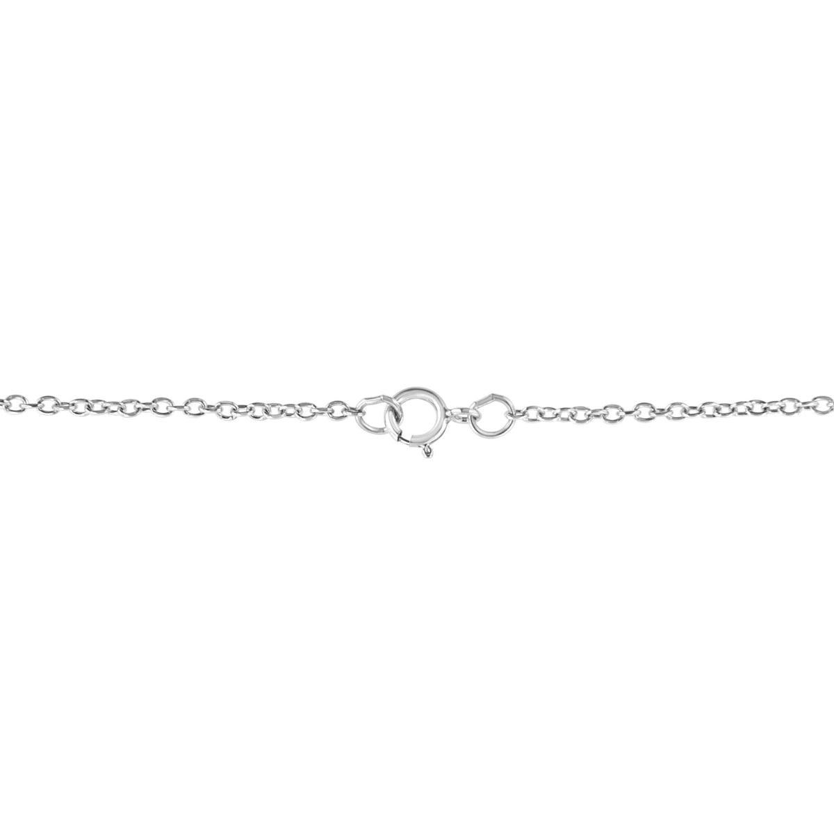 .925 Sterling Silver Diamond Accent Virgo Zodiac Key 18&quot; Pendant Necklace (K-L Color, I1-I2 Clarity) - LinkagejewelrydesignLinkagejewelrydesign