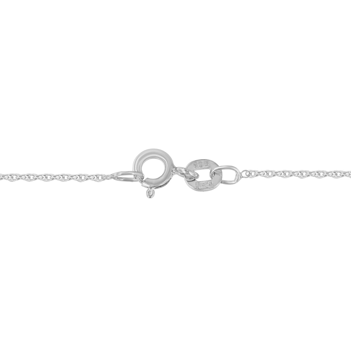 .925 Sterling Silver Diamond Accented Three Circle Frame 18&quot; Pendant Necklace (I-J Color, I2-I3 Clarity) - LinkagejewelrydesignLinkagejewelrydesign