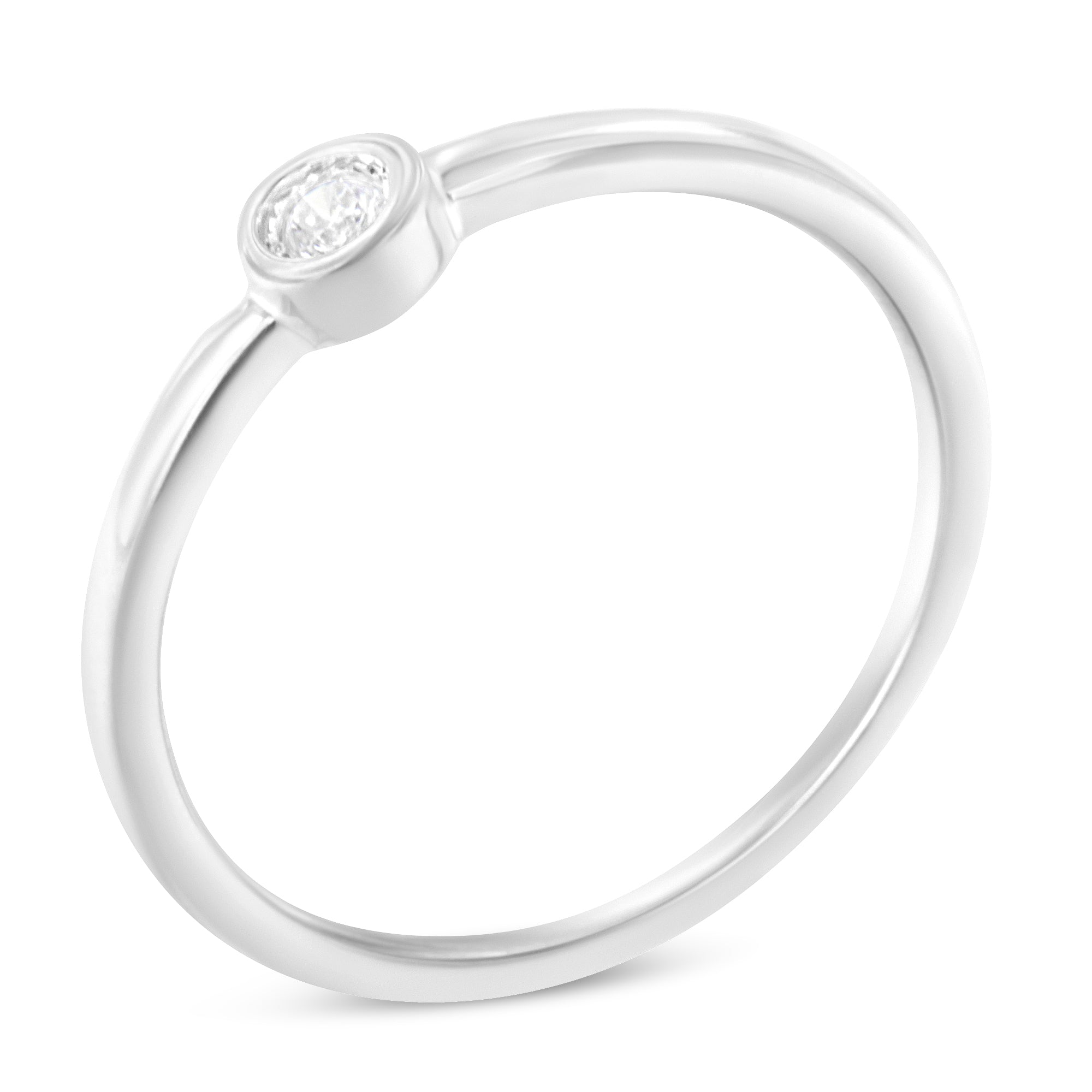 .925 Sterling Silver Miracle Set Diamond Accent Promise Ring (J-K Color, I1-I2 Clarity) - Size 6 - LinkagejewelrydesignLinkagejewelrydesign