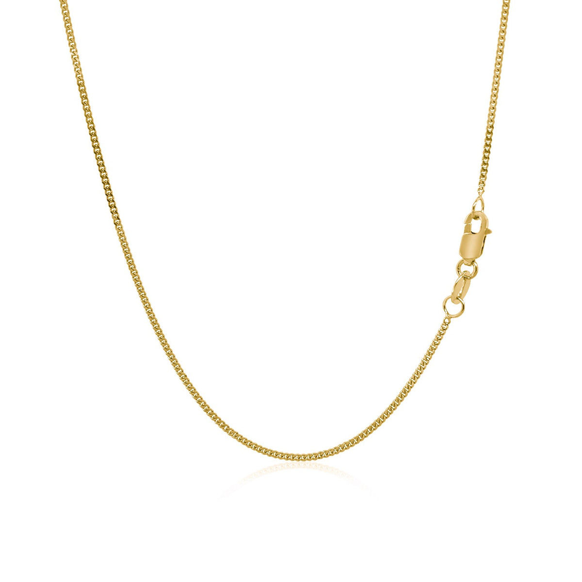 14k Yellow Gold Gourette Chain 1.0mm