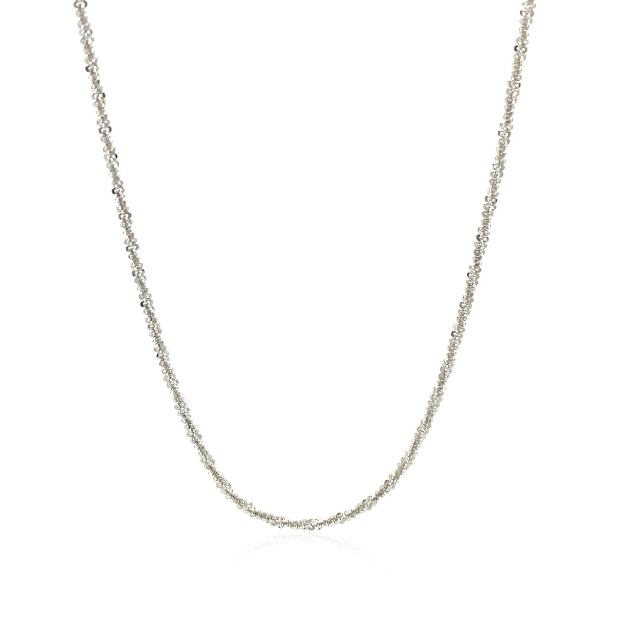 Sterling Silver 1.5mm Adjustable Sparkle Chain