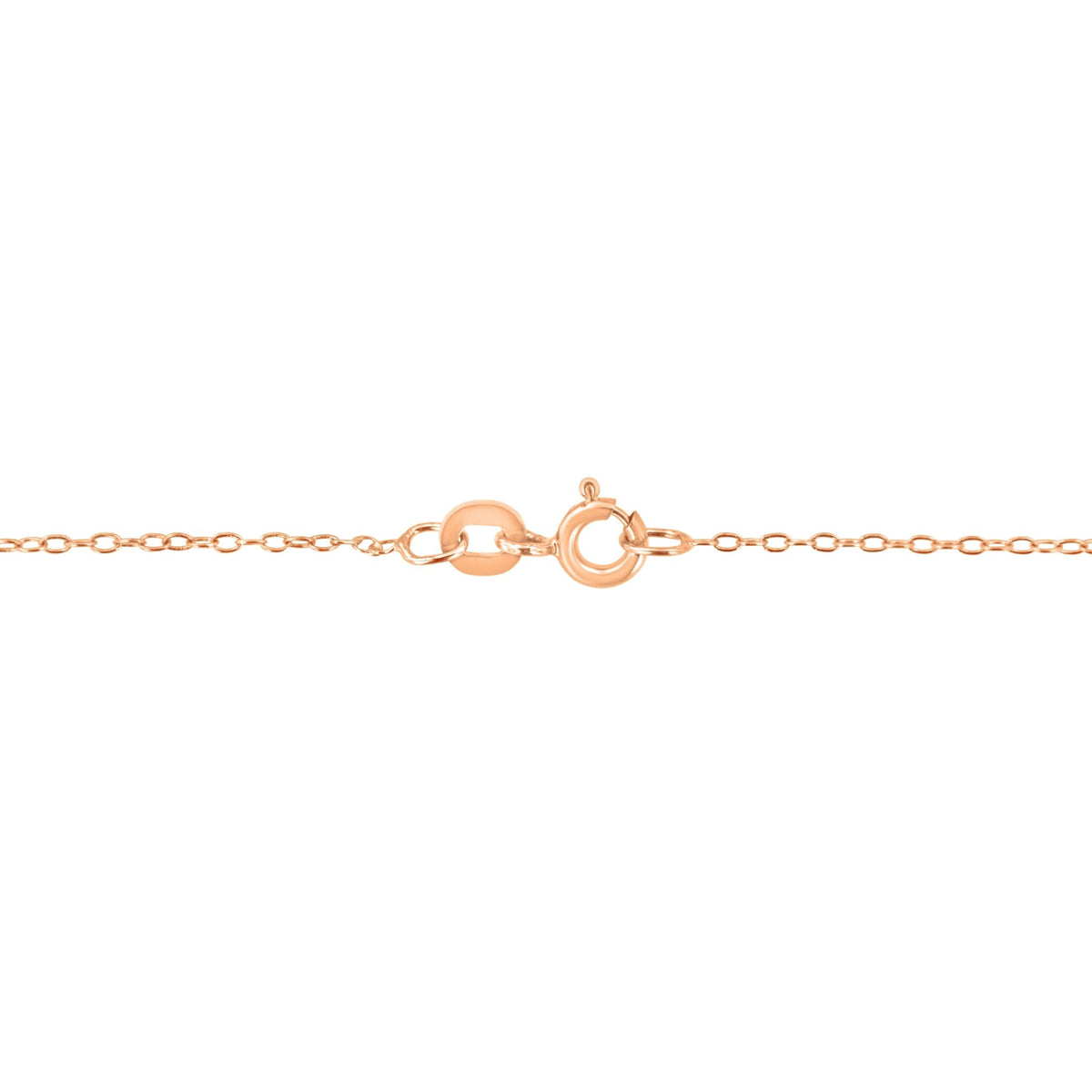 AGS Certified 10K Rose Gold 1/5 Cttw Bezel Set Round Diamond Solitaire 16-18&quot; Adjustable Pendant Necklace (I-J Color, VS1-VS2 Clarity) - LinkagejewelrydesignLinkagejewelrydesign