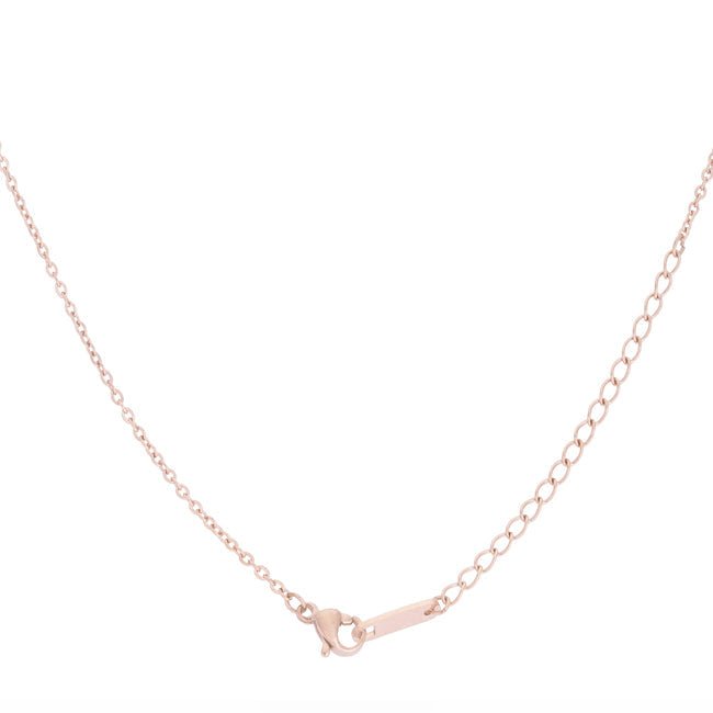 Arianna Rose Gold Stainless Steel Arrow Necklace - LinkagejewelrydesignLinkagejewelrydesign