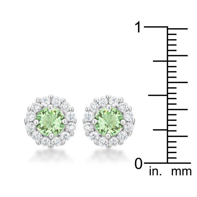 Bella Bridal Earrings in Peridot - LinkagejewelrydesignLinkagejewelrydesign