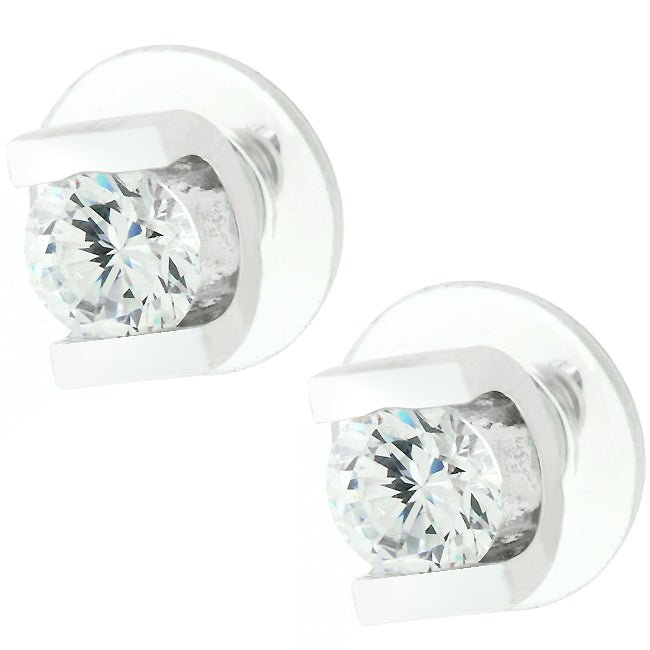 Brilliant Set Cubic Zirconia Earrings - LinkagejewelrydesignLinkagejewelrydesign