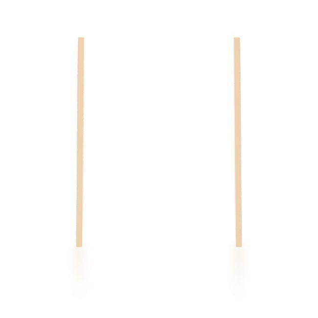 Carolee Gold Stainless Steel Line Drop Earrings - LinkagejewelrydesignLinkagejewelrydesign