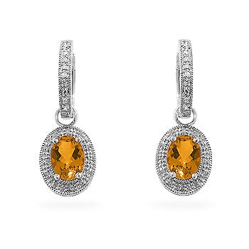 Citrine Formal Drops - LinkagejewelrydesignLinkagejewelrydesign