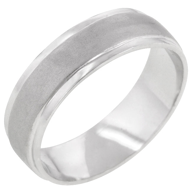 Classic Matte 6 MM Wedding Band - LinkagejewelrydesignLinkagejewelrydesign