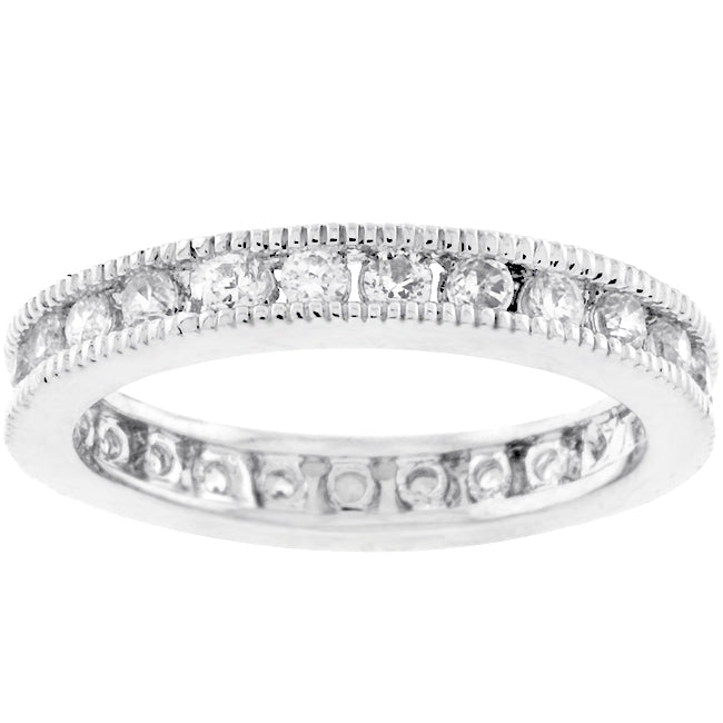 Classic Milgrain Eternity Band - LinkagejewelrydesignLinkagejewelrydesign