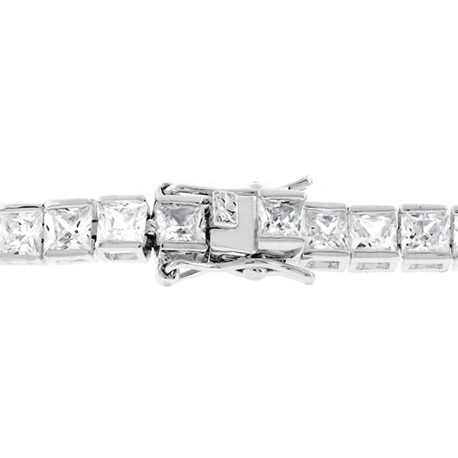 Clear Cubic Zirconia Tennis Bracelet - LinkagejewelrydesignLinkagejewelrydesign