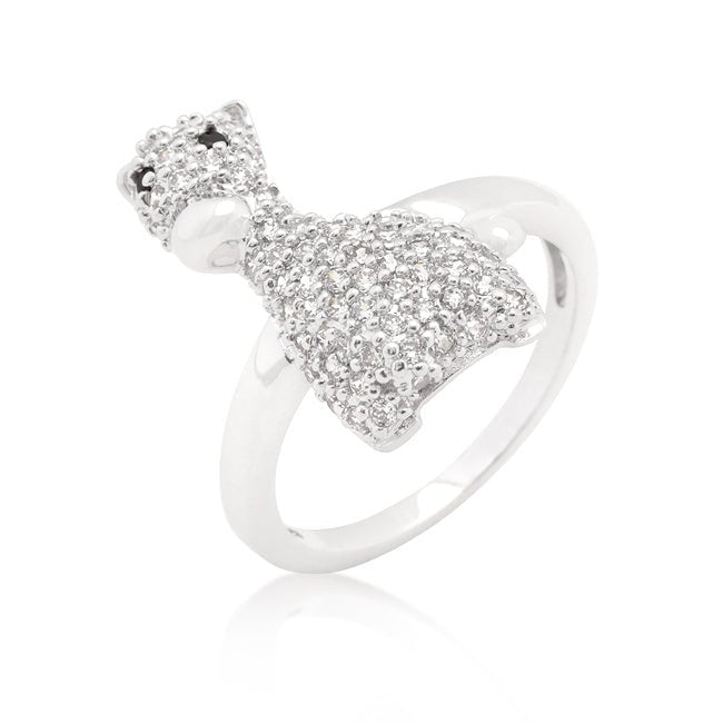 Cubic Zirconia Giraffe Ring - LinkagejewelrydesignLinkagejewelrydesign