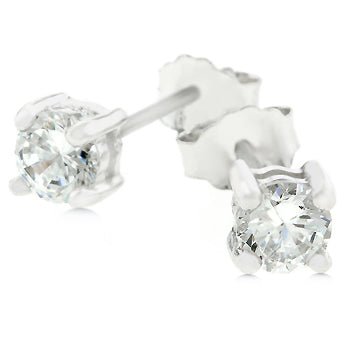 Dana Round Stud Earrings - LinkagejewelrydesignLinkagejewelrydesign