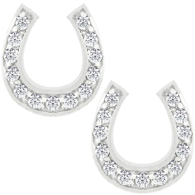 Horseshoe Stud Earrings - LinkagejewelrydesignLinkagejewelrydesign