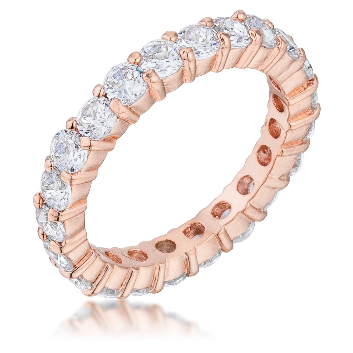 Jessica Band in Rose Goldtone Finish, &lt;b&gt;Size 5&lt;/b&gt; - LinkagejewelrydesignLinkagejewelrydesign