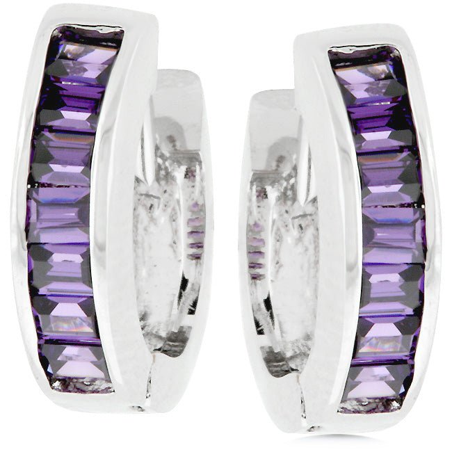 Lilac Circlet Earrings - LinkagejewelrydesignLinkagejewelrydesign