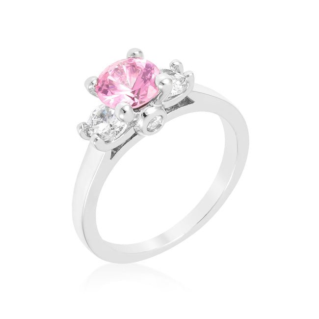 Mini Pink Ice Triplet Ring - LinkagejewelrydesignLinkagejewelrydesign