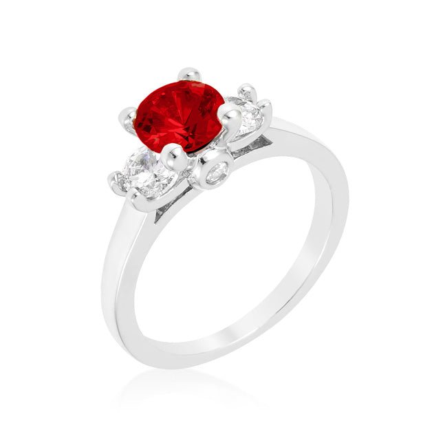 Mini Ruby Triplet Ring - LinkagejewelrydesignLinkagejewelrydesign