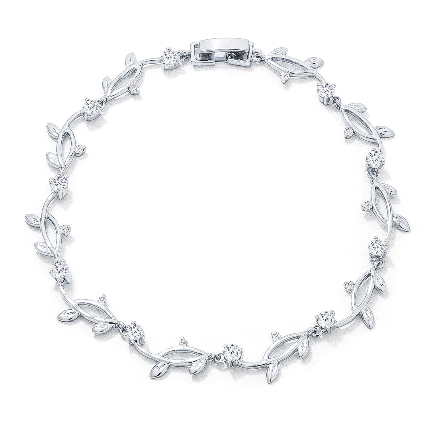 Nathan's Vine Cubic Zirconia Bracelet - LinkagejewelrydesignLinkagejewelrydesign