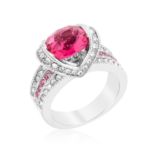 Ovaline Pink Ring - LinkagejewelrydesignLinkagejewelrydesign