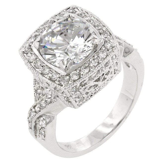 Palisades Classic Clear Ring - LinkagejewelrydesignLinkagejewelrydesign