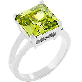 Peridot Gypsy Ring - LinkagejewelrydesignLinkagejewelrydesign