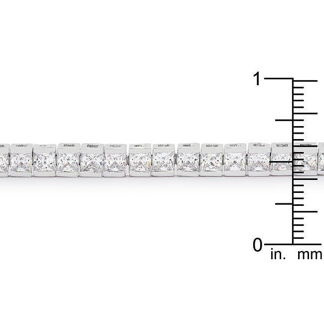 Princess Cubic Zirconia Tennis Bracelet - LinkagejewelrydesignLinkagejewelrydesign