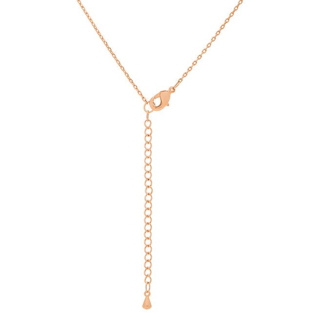 Rose Gold Finish Initial C Pendant - LinkagejewelrydesignLinkagejewelrydesign