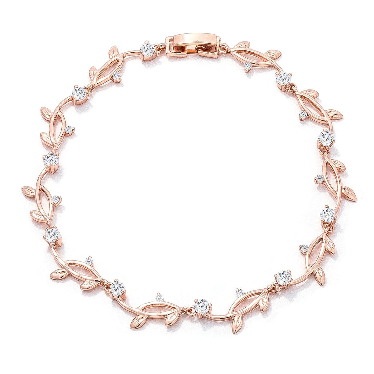 Rose Gold Vine Bracelet - LinkagejewelrydesignLinkagejewelrydesign