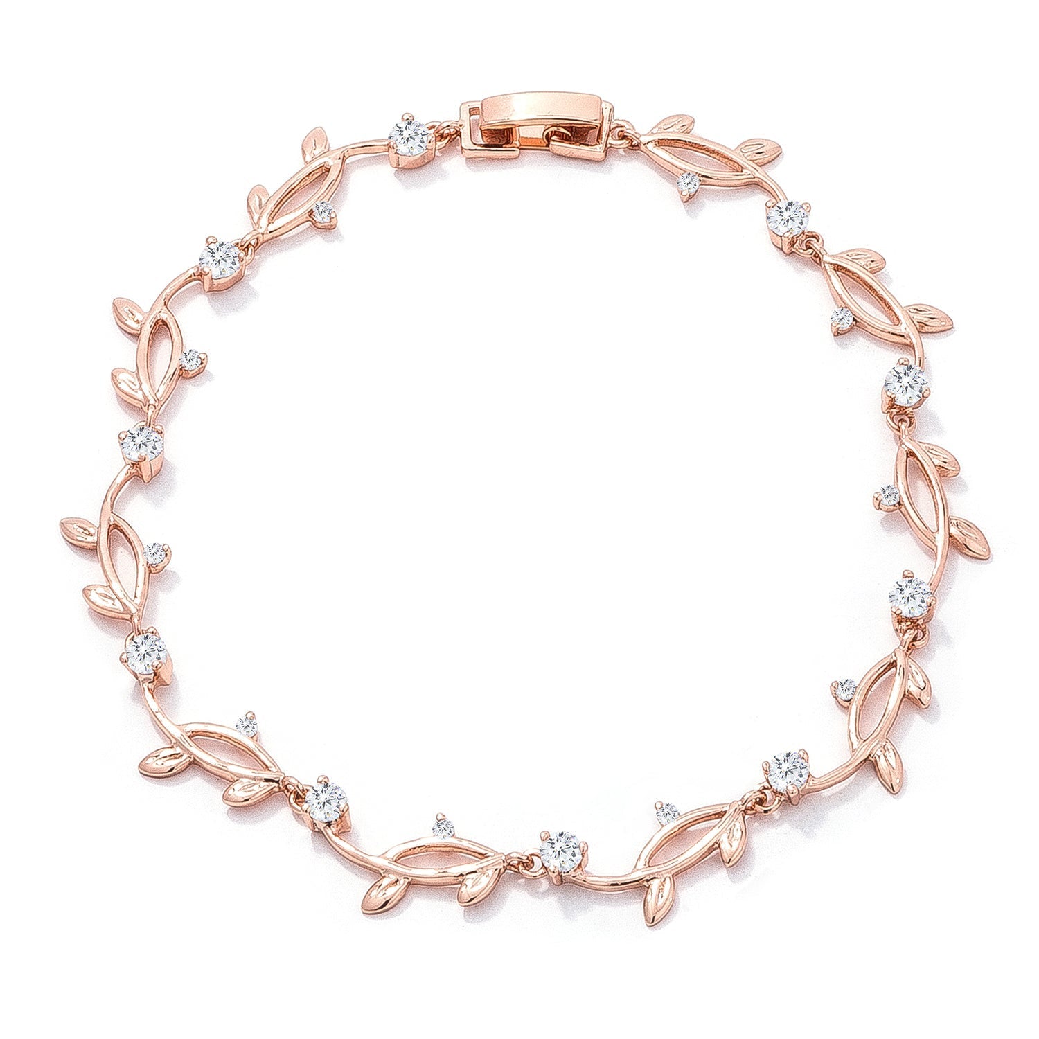 Rose Gold Vine Bracelet - LinkagejewelrydesignLinkagejewelrydesign