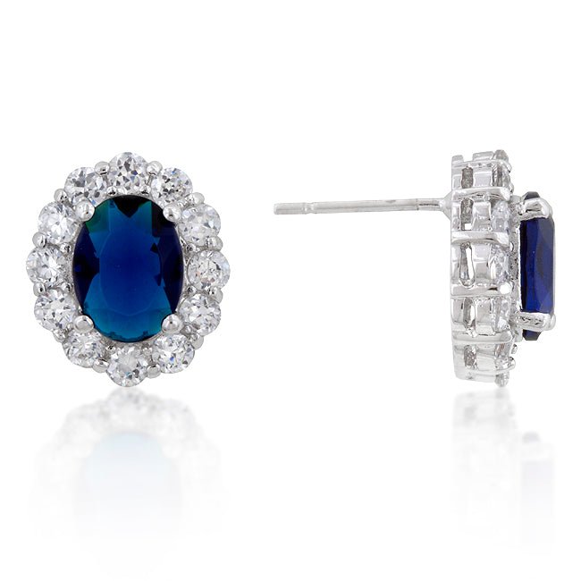 Royal Wedding Sapphire Earrings - LinkagejewelrydesignLinkagejewelrydesign