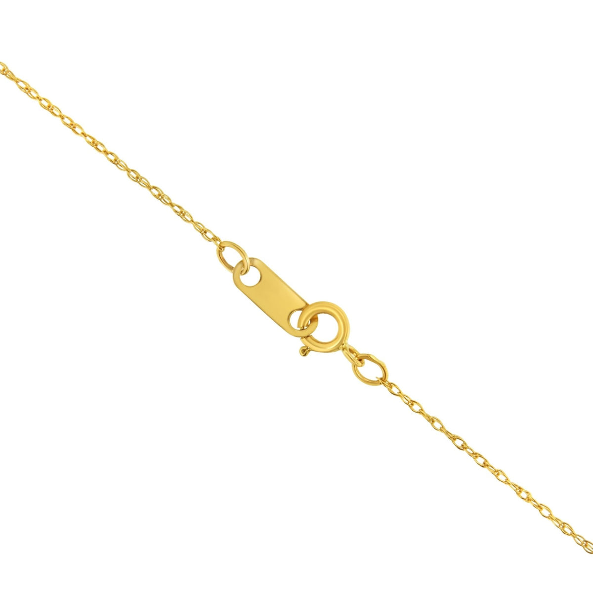 Solid 10K Yellow Gold 0.5mm slim and Dainty Rope Chain Necklace. Unisex Chain - Size 16&quot; Inches - LinkagejewelrydesignLinkagejewelrydesign