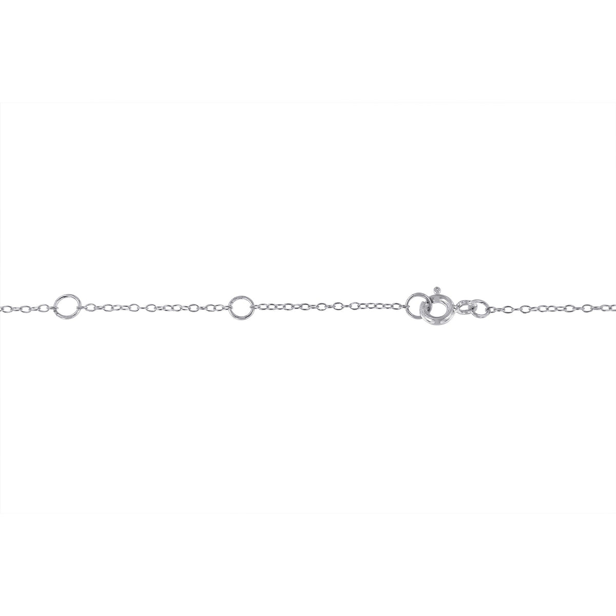 Sterling Silver Treated Diamond By Yard Necklace (3/4 cttw, Blue Color, I2-I3 Clarity) - LinkagejewelrydesignLinkagejewelrydesign